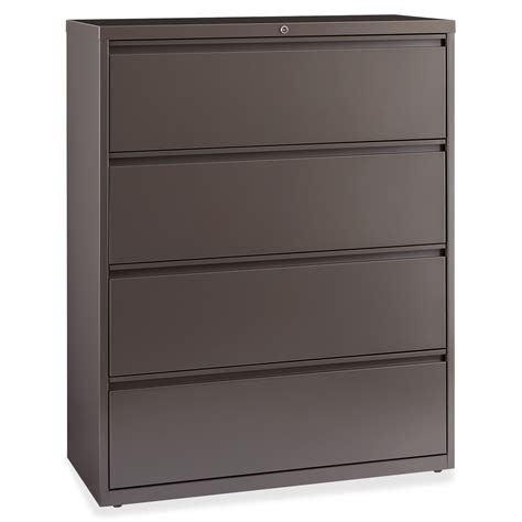 rolling file cabinet steel with 4 drawer lorell|Fortress 36'' Wide 4 .